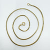 Vintage 9ct Gold 16.5” inch Box Chain Necklace 