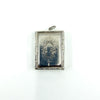 Chunky Vintage Sterling Silver Engraved Initail O Secret Locket Photo Book 925