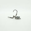 9ct White Gold 2ct CZ Leverback Drop Earrings 375