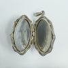 Vintage Sterling Silver Chunky Oval Floral Engraved Locket 925 ( 1979 ) 19g
