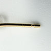Large Vintage 9ct Gold 4 Bar Gate Drop Earrings 375