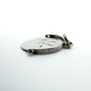 Sterling Silver Vintage Spinning I LOVE YOU Fob / Pendant 925