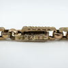 Antique Victorian Chunky 9ct Gold 16” Fancy Albert Chain 2x Dog Clips Birm 1900