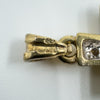 Vintage 9ct Gold 0.10ct Diamond Cross Pendant / Charm 