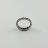 Vintage Platinum 2ct Diamond Full Eternity Band / Ring 950 Size K