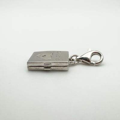 Mini Diamond Photo Locket Pendant / Charm in Sterling Silver 925