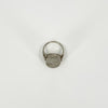 Large Vintage Sterling Silver Engraved Secret Locket Ring 925 Size L (Birm 1974)
