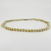 Sterling Silver Cream Freshwater Pearl 17.5" Necklace 925
