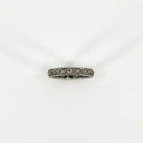 Antique Platinum Old Cut Diamond Full Eternity Band / Ring 950 Size J
