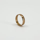 Antique Edwardian 9ct Rose Gold Full Band / Ring 375 Size O - P(Birm 1906)