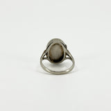 Vintage Sterling Silver Engraved Secret Locket Ring 925 Size P
