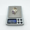 Huge Chunky Sterling Silver Amethyst Ring 925 Size M