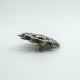 Antique Victorian Aesthetic Sterling Silver Brooch 925 (Birmingham 1833)