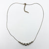 Sterling Silver Graduated Beaded Ball 20" Neacklace / Chain 925