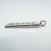 Vintage Sterling Silver Chunky Ingot Pendant 925 (Sheffield 1977) 14g