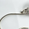 Sterling Silver Lovers Knot Drop Earrings on Shepherd Hooks 925