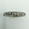 Antique Platinum Old Cut Diamond Full Eternity Band / Ring Size L - M