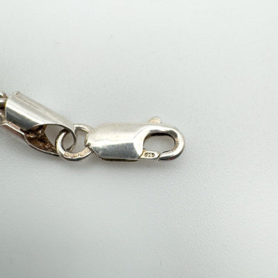 Unusual Wheat / Woven Links 17” Chain Sterling Silver 925 Heavy 24g