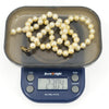 Sterling Silver Cream Freshwater Pearl 17.5" Necklace 925
