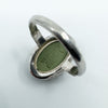 Vintage Sterling Silver Wedgewood Green Jasper Ware Cameo Ring 925 Size N - O