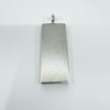 Large Chunky Vintage Sterling Silver Ingot Pendant (Sheffield 1977) 31g Jubilee 