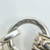 Vintage Sterling Silver Fancy Link Engraved T-Bar & Dog Clip 8” Bracelet 925 23g