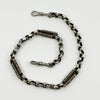Antique Sterling Silver Chunky Fancy Link 14” Albert Chain 925