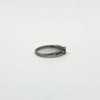 9ct White Gold Diamond Engagment Ring 375 Size L
