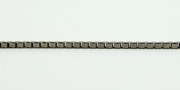 Vintage Sterling Silver 22” Box Link Chain / Necklace 925 (1982)