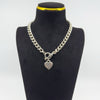 Vintage Chunky Sterling Silver Curb Links 16” Chain / Necklace & T-Bar 925 85g