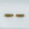Vintage 9ct Gold Small Chunky Twisted Hoop Earrings