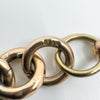 Antique Victorian Chunky 9ct Gold 16” Fancy Albert Chain 2x Dog Clips Birm 1900