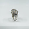 Chunky CZ Multi Stone Ring in Sterling Silver 925 Size T - U 