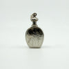 Chunky Sterling Silver Vintage Perfume / Poison Bottle Engraved Pendant 925