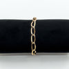 Vintage 9ct Rose Gold Oval Links 8” Bracelet 375 (Birmingham 1945)