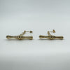Vintage 9ct Gold T-Bar Drop Belcher Chain Earrings 375 (Birm 1989)