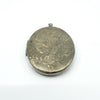 Large Vintage Sterling Silver Oval Floral Engraved Locket 925 (Birm 1973)