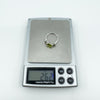 Sterling Silver 1.70ct Peridot Trilogy Ring Size N  
