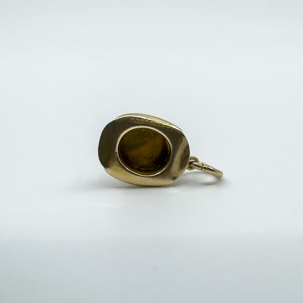 Vintage 9ct Gold Top Hat Pendant  / Charm 375  (Birmingam 1990)