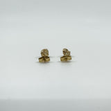 Small 14ct Gold Lovers Knot Stud Earrings 375