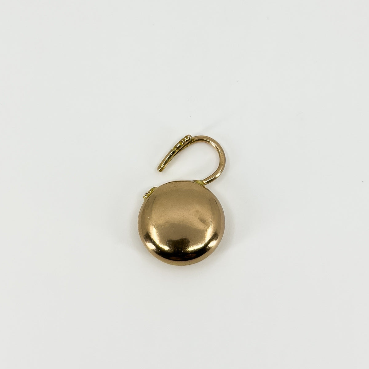 Antique 9ct Rose Gold Padlock Pendant / Charm 375 (Chester 1909)