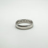 14ct White Gold 0.30ct Diamond Band Ring Size I Wedding Eternity ( Re-Plated ) 