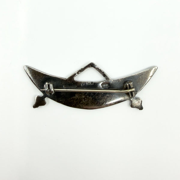 Large Vintage Sterling Silver Celtic Brooch 925 by Hamish Dawson Bowman