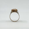 Vintage 9ct Gold Large Chunky Carved Cameo Ring 375 Size P