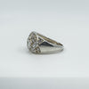 Chunky CZ Multi Stone Ring in Sterling Silver 925 Size T - U 