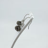Sterling Silver Lovers Knot Drop Earrings on Shepherd Hooks 925