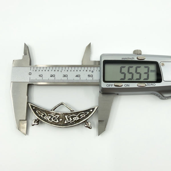 Large Vintage Sterling Silver Celtic Brooch 925 by Hamish Dawson Bowman