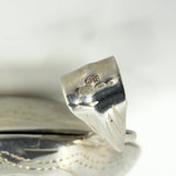 Vintage Sterling Silver Large Chunky Round Photo Locket 925 