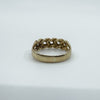 Vintage 9ct Gold Single Row Keeper Ring 375 Size L (London 1979)