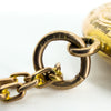 Large Antique 9ct Rose Gold Photo Locket & 19" Chain 375 (Birm 1886)
